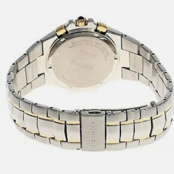 Seiko Coutura Chronograph 100m 7T62 Quartz Watch Mens - Picture 4 of 5